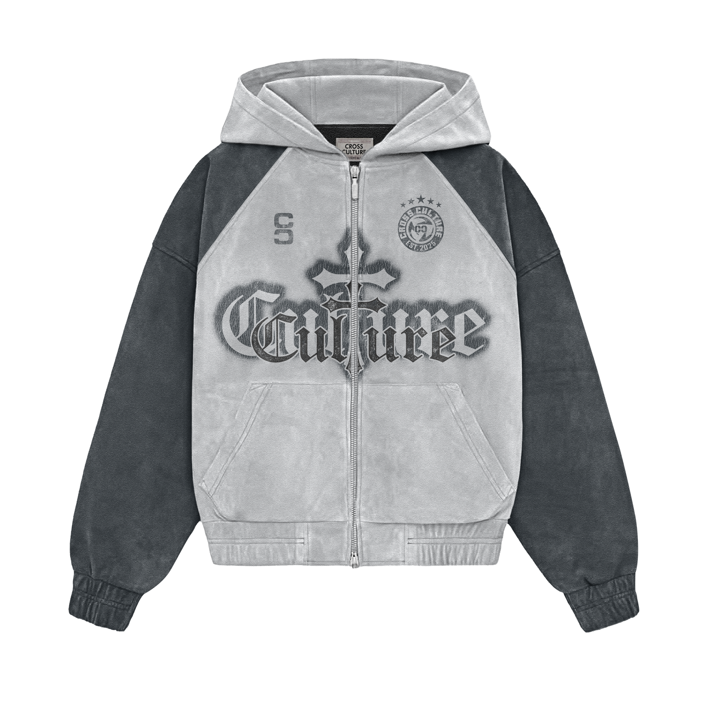 Cross Culture Grey Hoodie