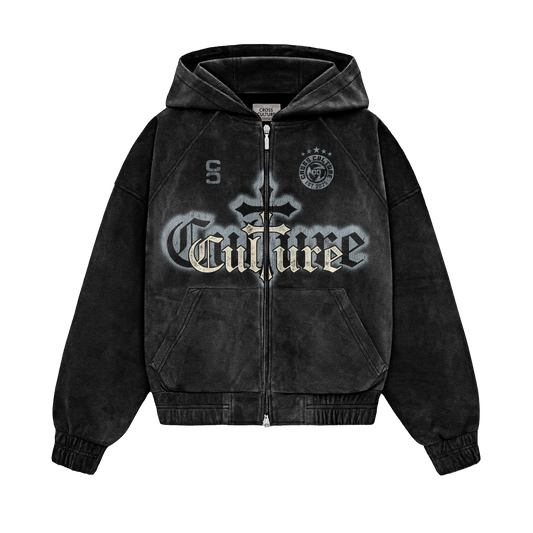 Cross Culture Black Hoodie