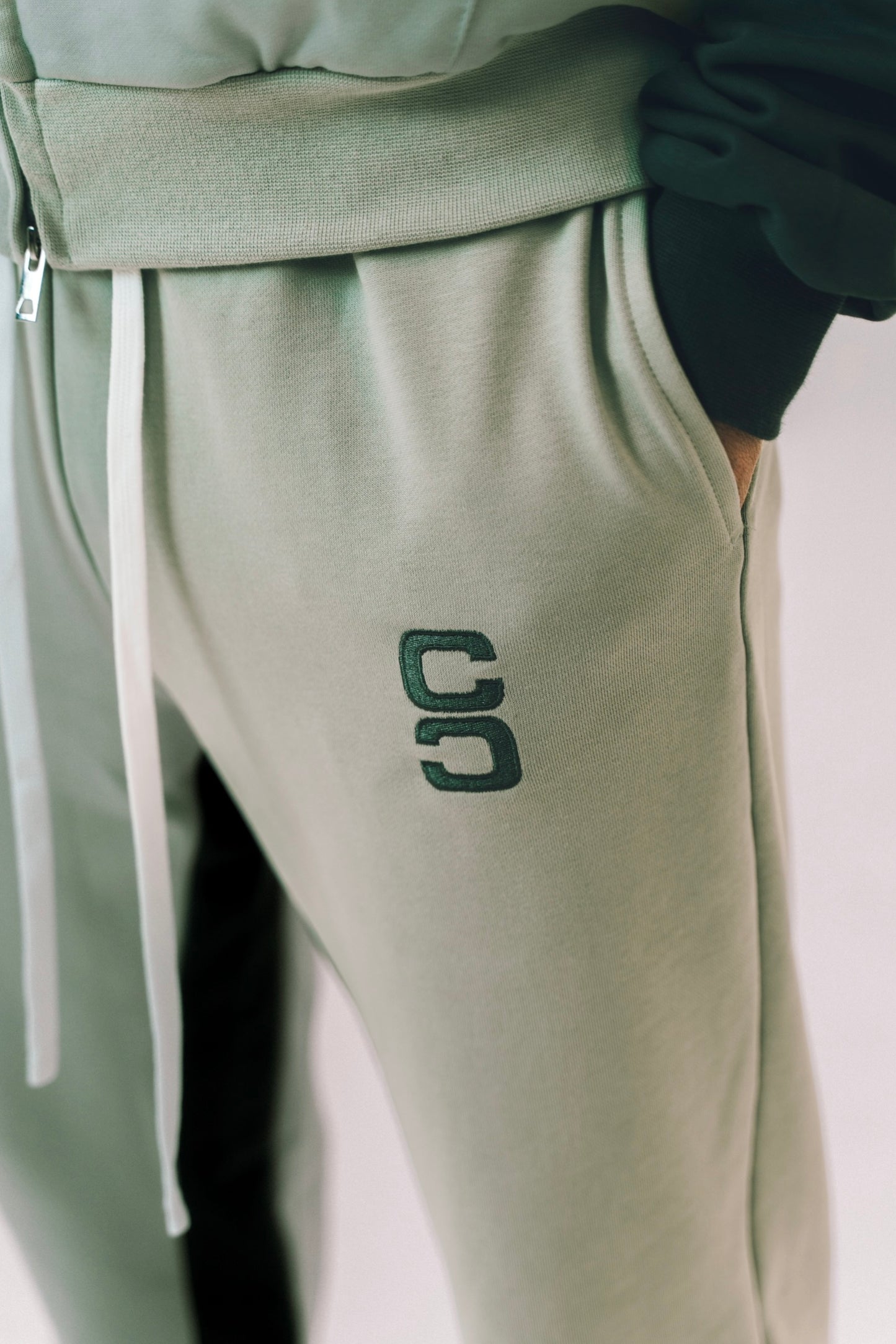 Cross Culture Grey Tracksuit Set
