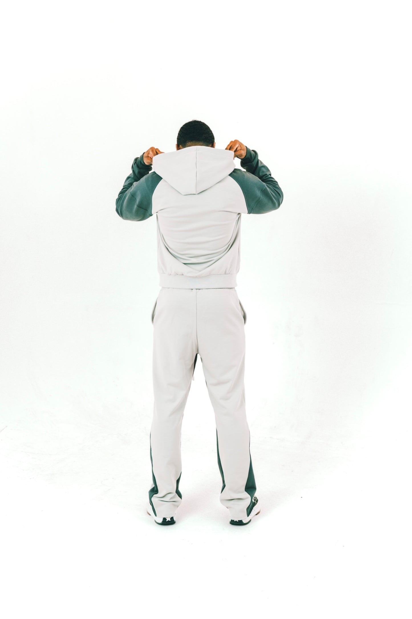 Cross Culture Grey Tracksuit Set