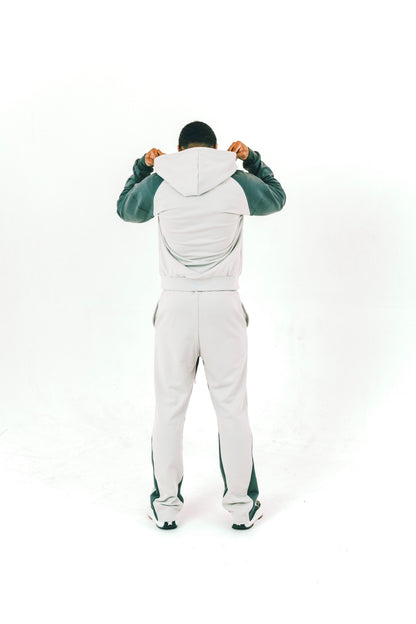 Cross Culture Grey Tracksuit Set