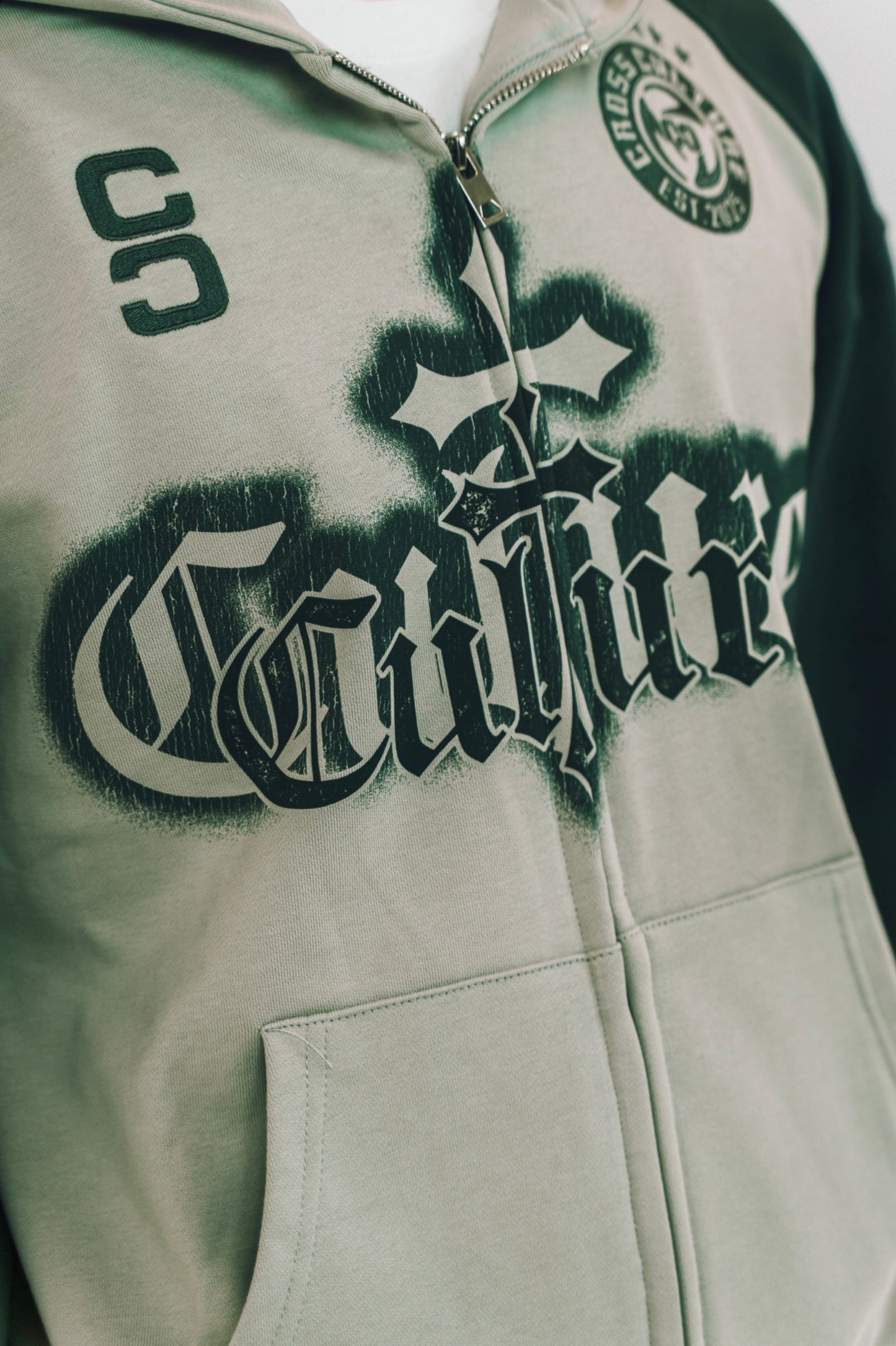 Cross Culture Grey Tracksuit Set